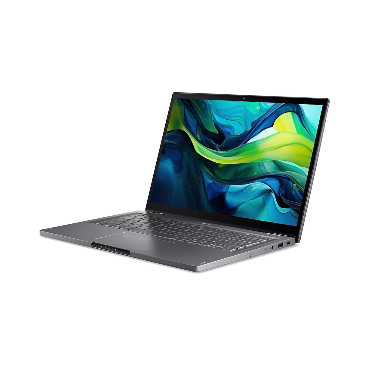 Acer Aspire Spin 14 ASP14-52MTN-58CR, Ordenador Portátil Convertible 14" WUXGA LCD Táctil (Intel Core Ultra 5 115U, 16 GB RAM, 512 GB SSD, Intel Graphics, Windows 11 Home), Gris, QWERTY Español