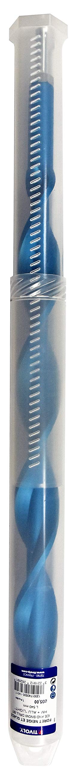 Tivoly 12001743500 Technic - Brocas para nieve y hielo (35 mm), color azul