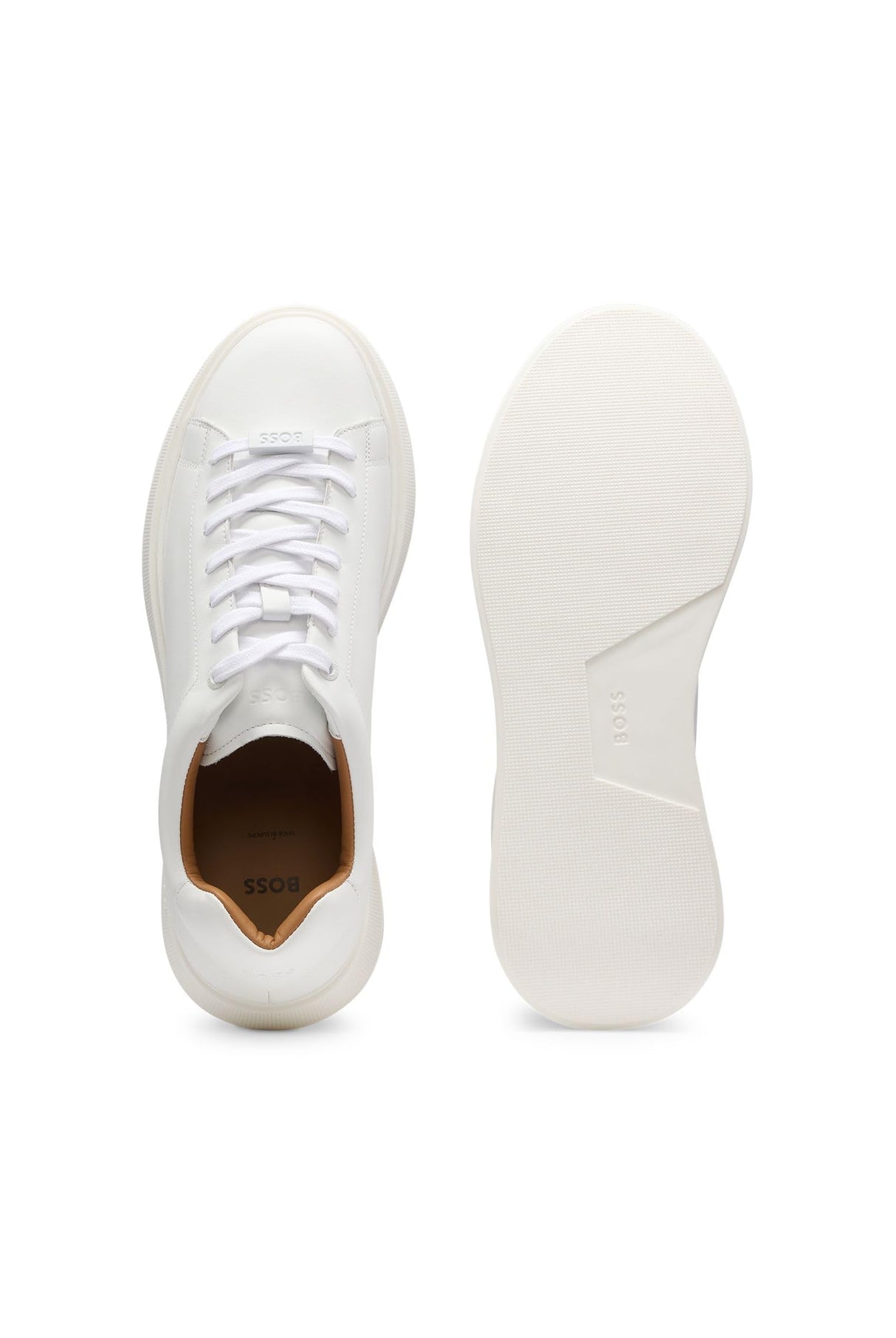 BOSS Hombres Bulton_Runn_lt_N Sneaker Blanco 41 EU