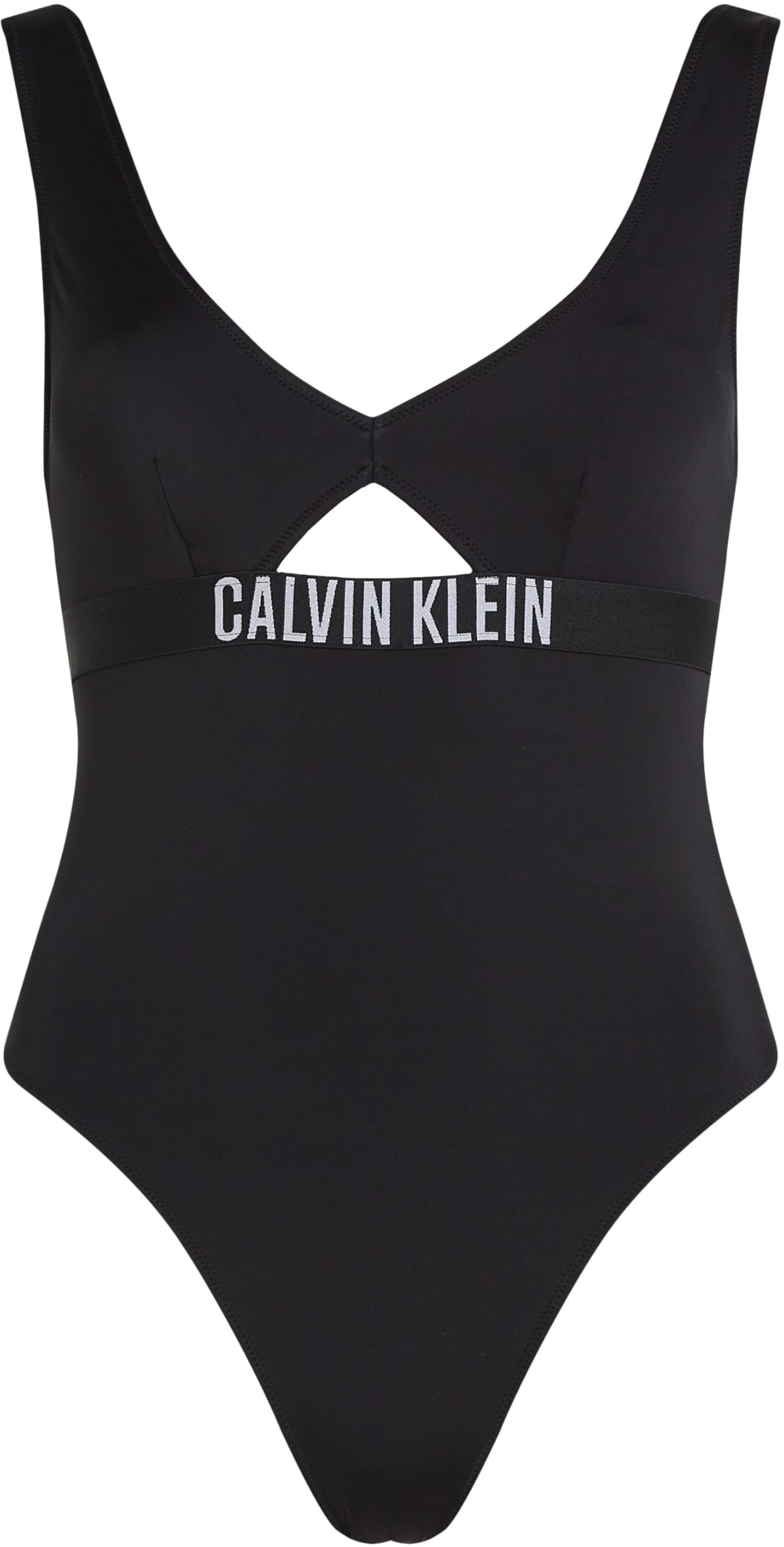 Calvin Klein Traje de baño Mujer One Piece Espalda Abierta, Negro (Pvh Black), M