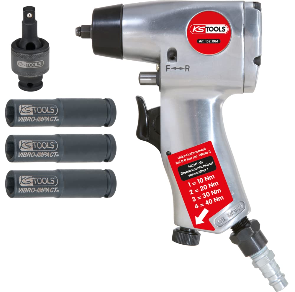 KS Tools 152.1060 - Pack de 5 piezas con extractores de bujías vibradores (tamaño: 1/4")