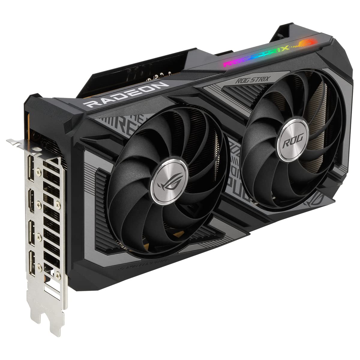 ASUS ROG Strix AMD Radeon RX 6600 XT OC Edition - Tarjeta Gráfica Gaming (AMD RDNA 2, PCIe 4.0, 8GB GDDR6, HDMI 2.1, DisplayPort 1.4a, Ventilador Axial-Tech, Super Alloy Power II, GPU Tweak II)