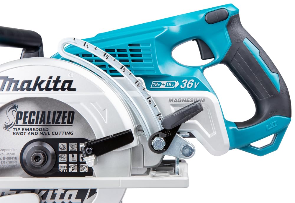 Makita DRS780Z 18Vx2 (36V) LXT Sierra de mango trasero de 7 1/4 pulgadas (solo taburete)(sin batería, sin cargador)