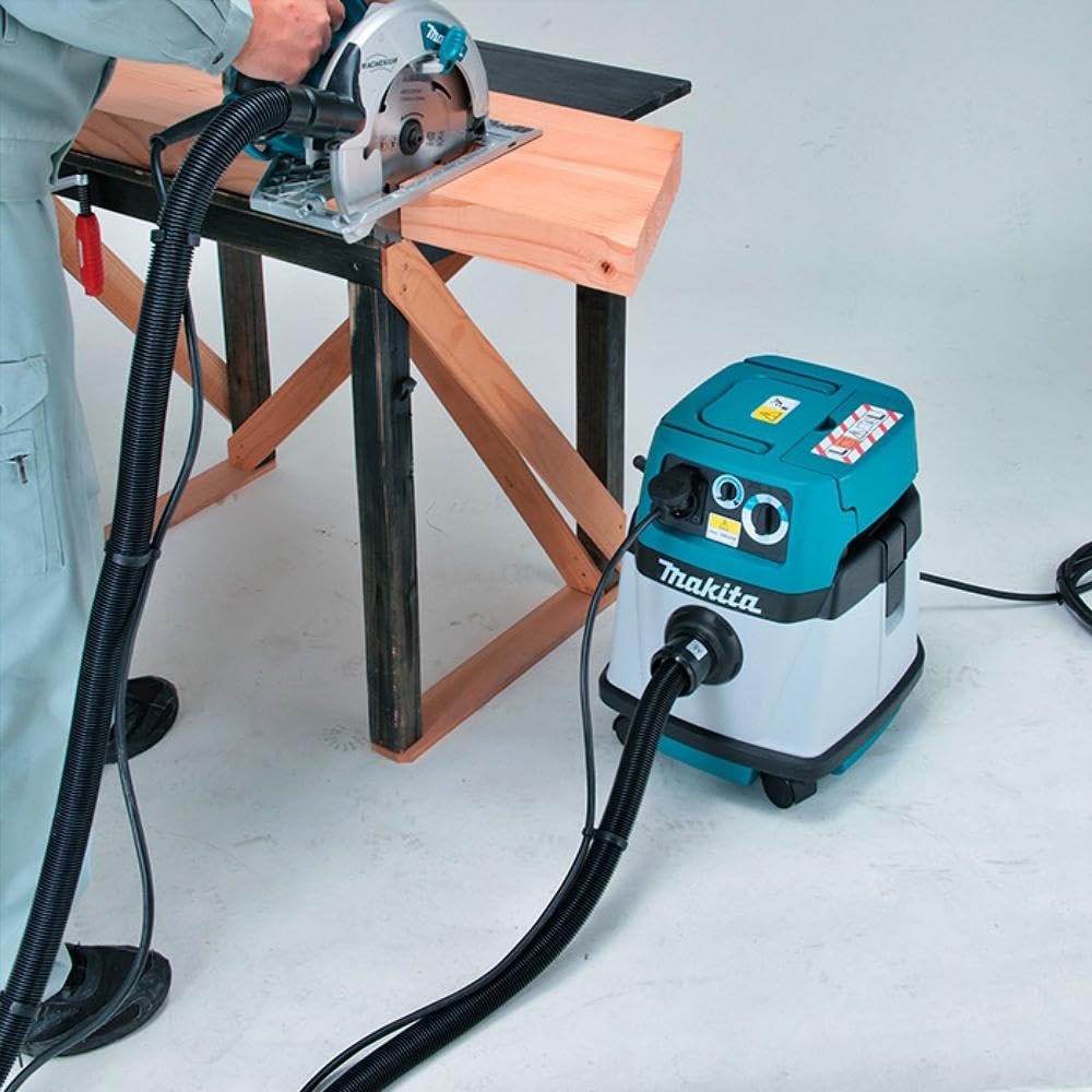 Makita VC1310LX1 - Aspirador Industrial, Negro/Azul