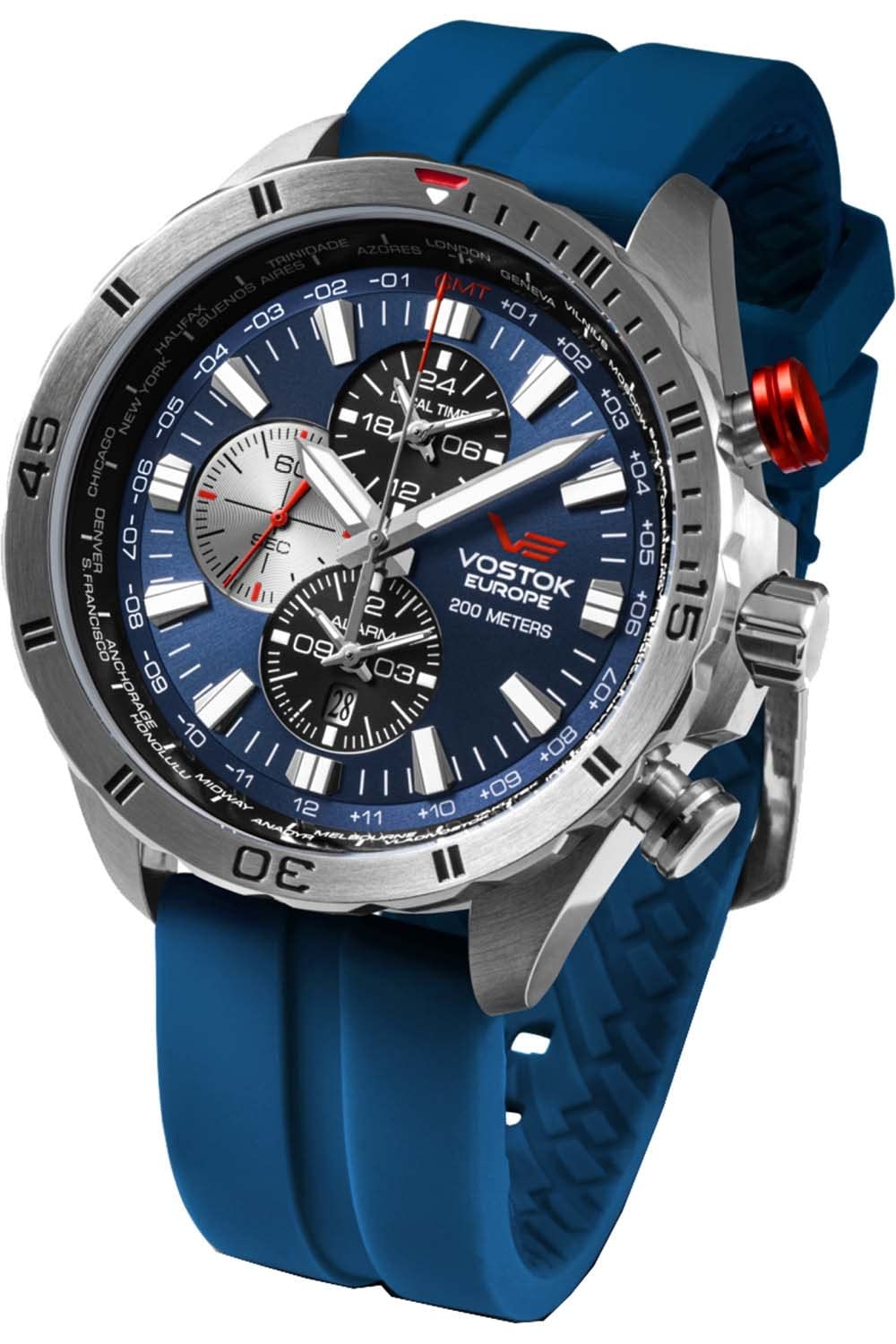Vostok Europe Reloj Analógico para Hombres de Cuarzo con Correa en Cuero YM26-320A652