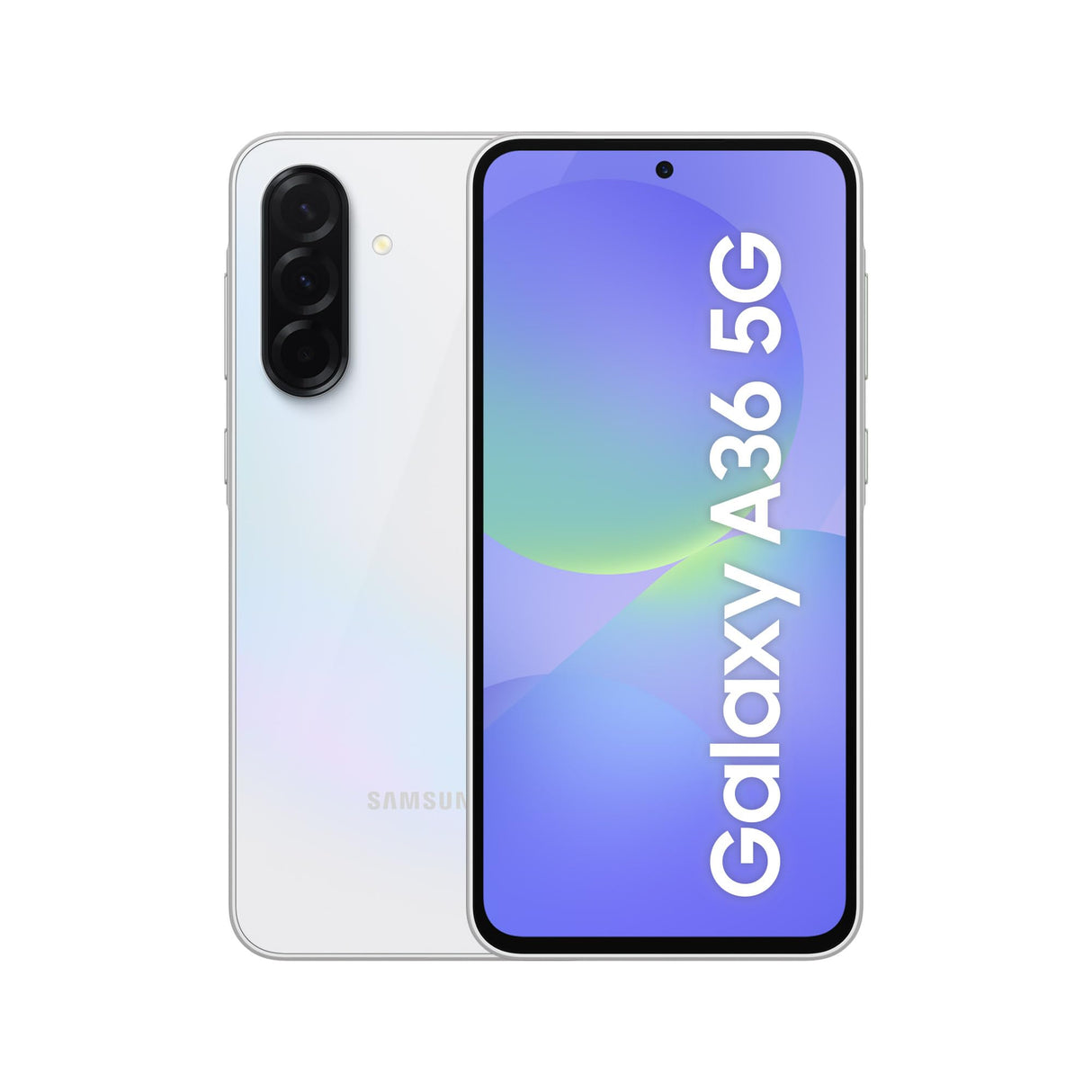 Samsung Galaxy A36 5G 128GB Teléfono Móvil, 6GB RAM, 50MP Cámara, Blanco, Garantía del Fabricante 3 Años + 1 Año Extra