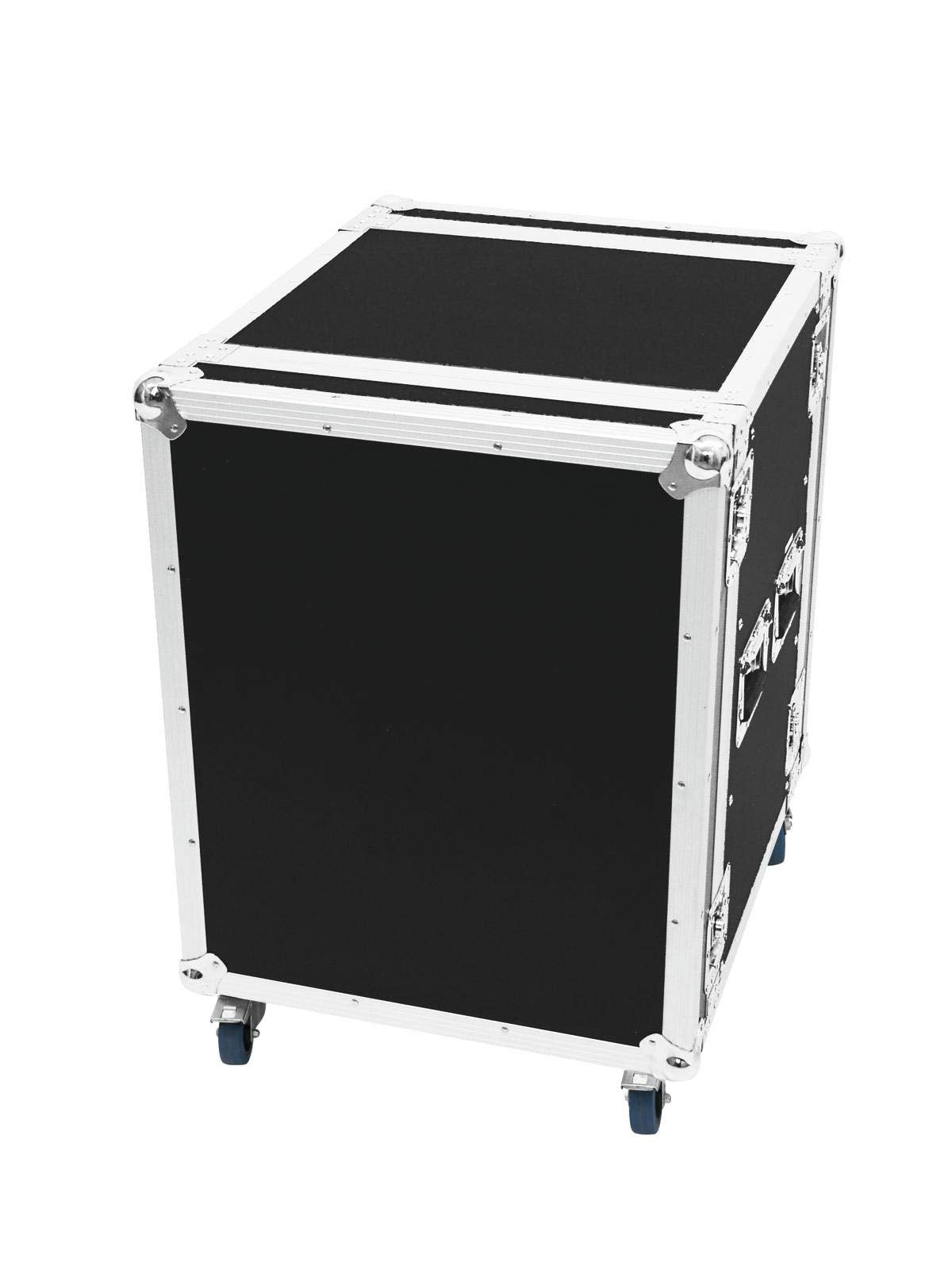 ROADINGER Rack de amplificadores PR-2, 14U, 47 cm, con Ruedas, para Dispositivos de 483 mm (19"), con Ruedas