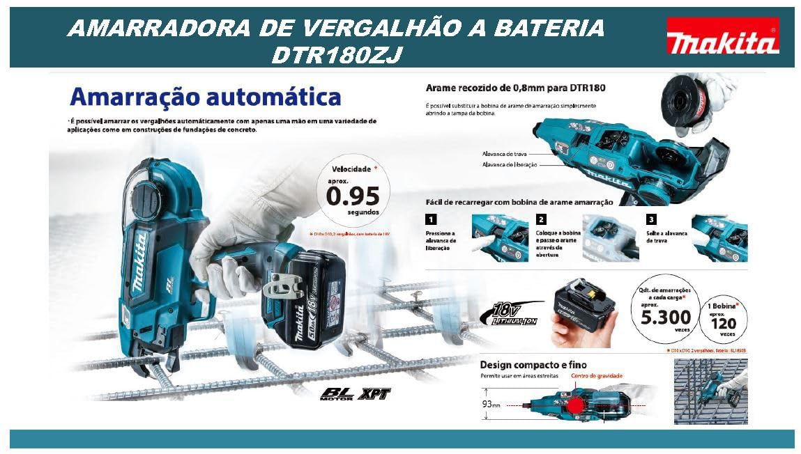 Atadora de ferralla BL 18V LXT