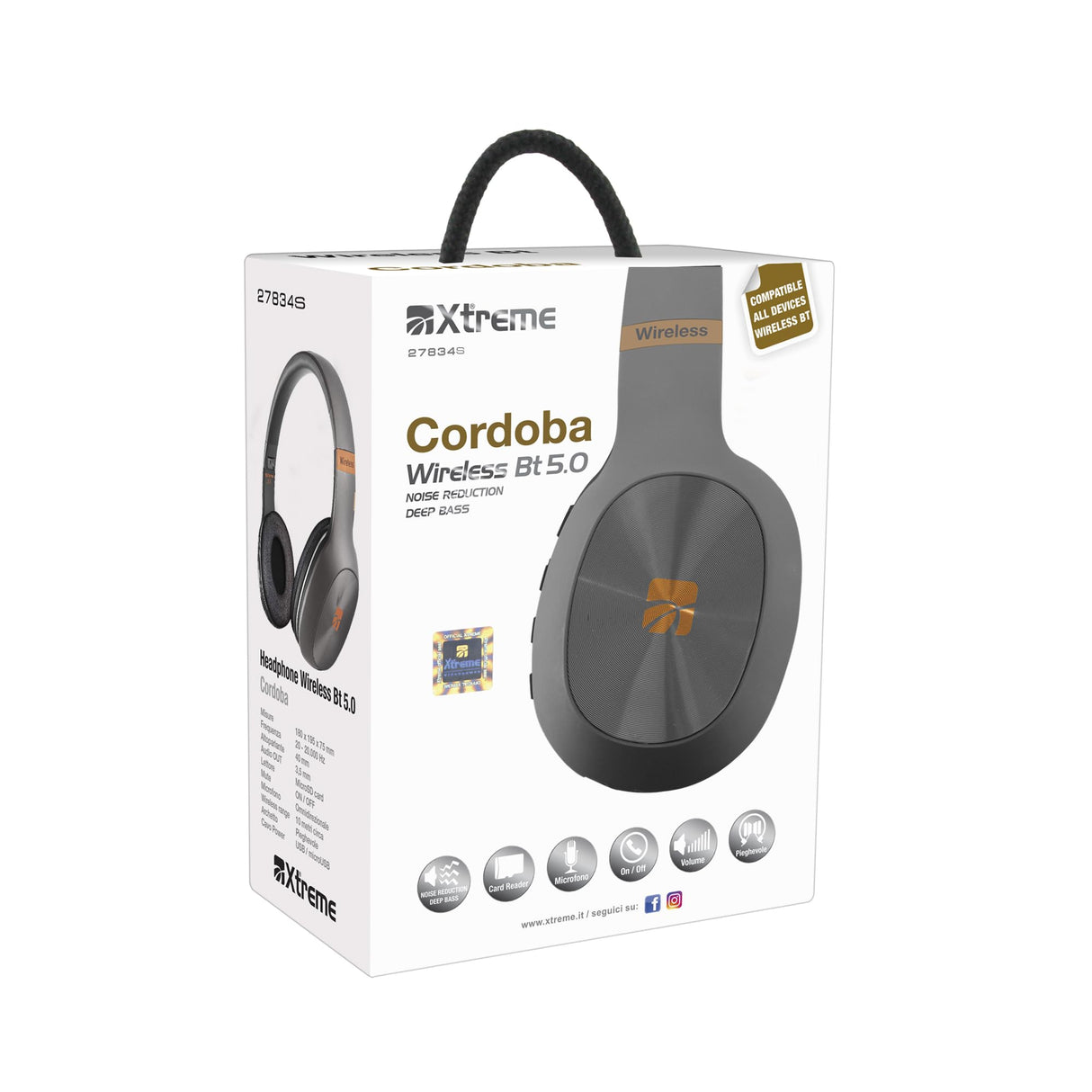Xtreme Bright Wireless BT 5.0 Cordoba Silver