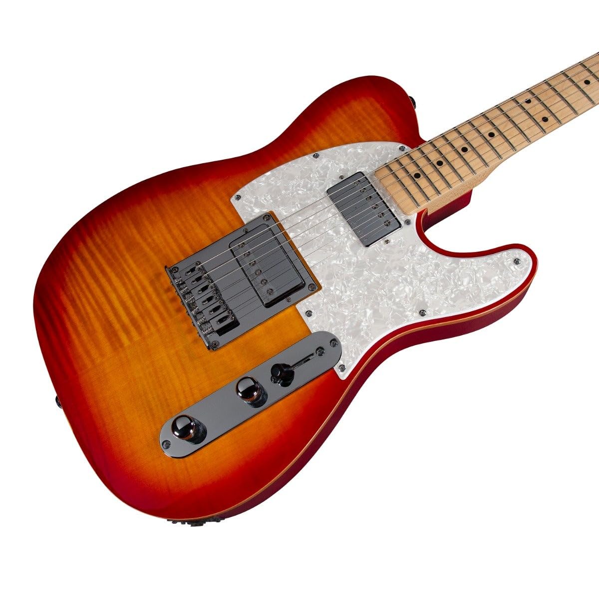 Michael Kelly 1950s 53DB Guitarra eléctrica de cuerpo sólido de 6 cuerdas (MK53HCSMRO)