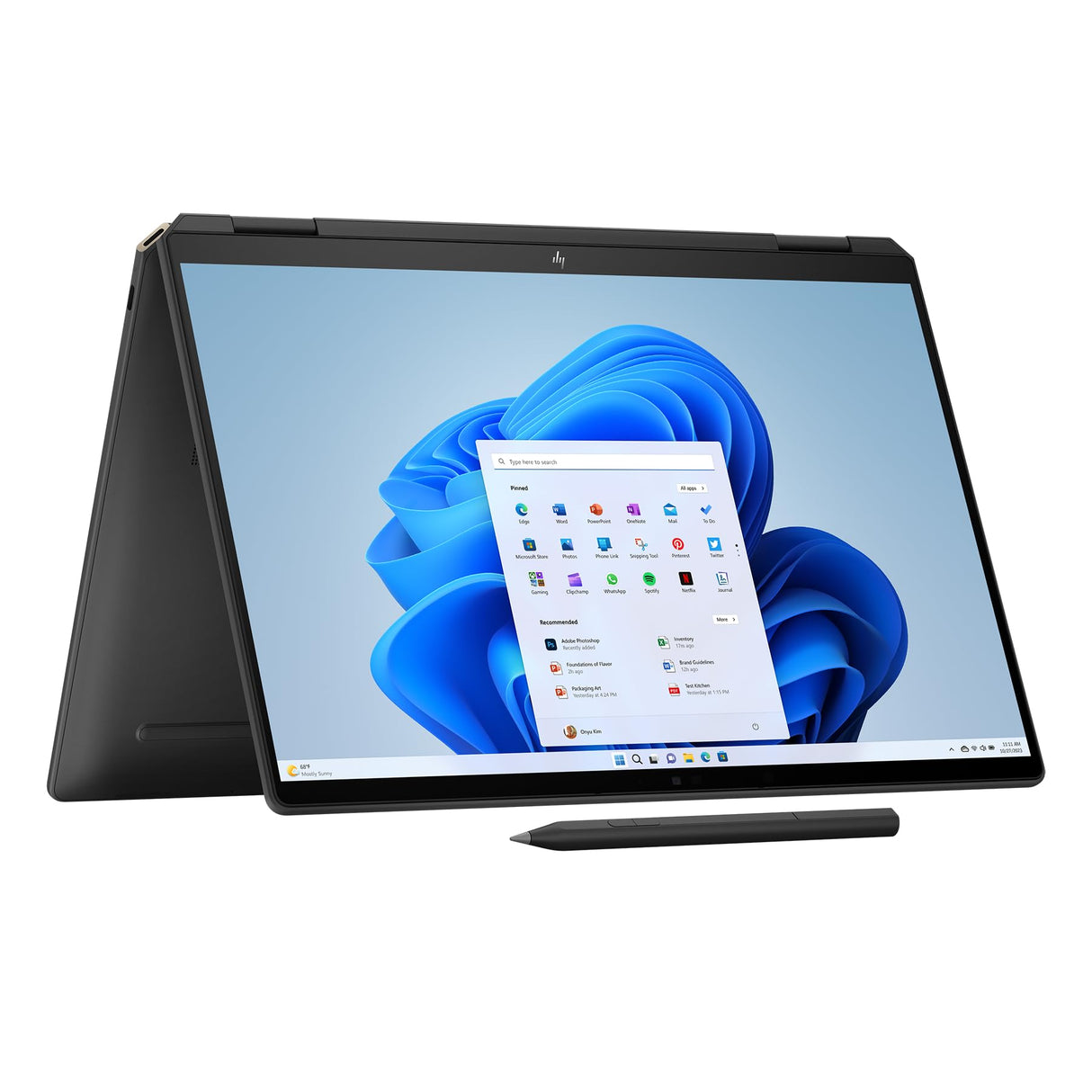 HP Spectre x360 14-eu0173ng inkl. USB-C Hub & Pen 14" 2.8k OLED Touch 120Hz, Intel Ultra 7-155H, 16GB RAM, 512GB SSD,
