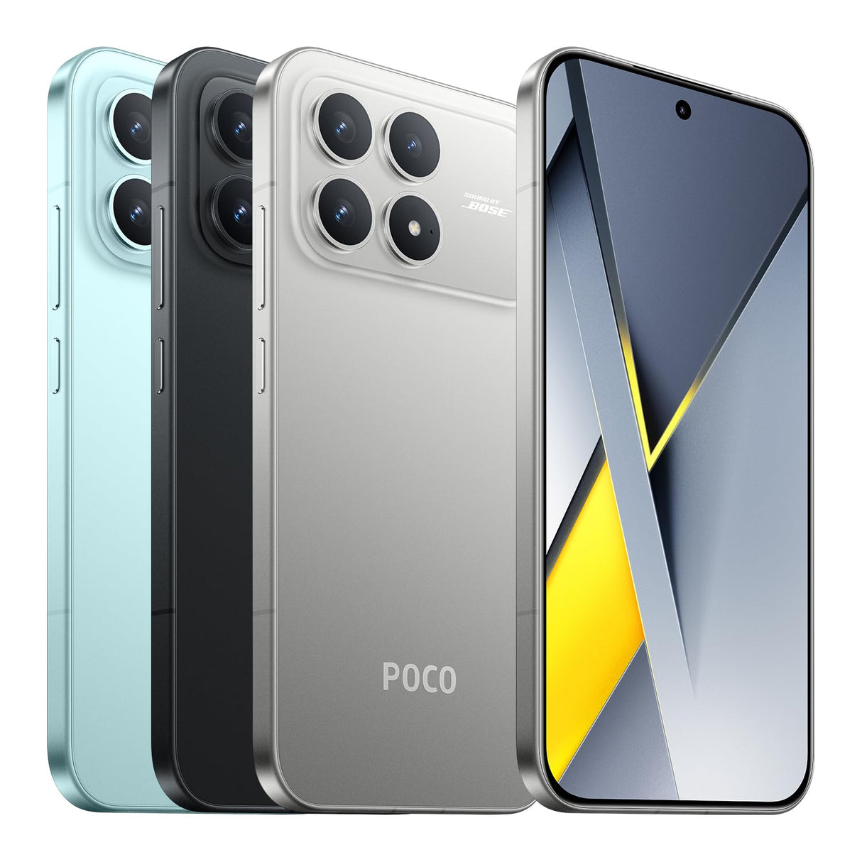 XIAOMI POCO F8 Pro - Smartphone de 12+512GB, Triple cámara de 50MP con OIS, Pantalla AMOLED de 6,59” 120Hz, Snapdragon 8 Elite, Hypercharge 100W, Cargador no Incluido, Azul (Versión ES)