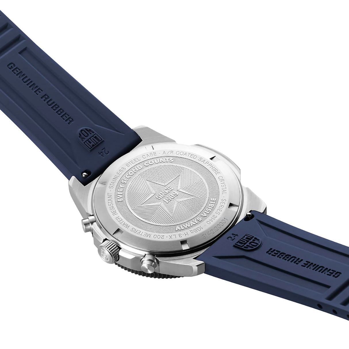 Luminox Reloj Analógico para Hombres de Cuarzo con Correa en Caucho XS.3143.Set