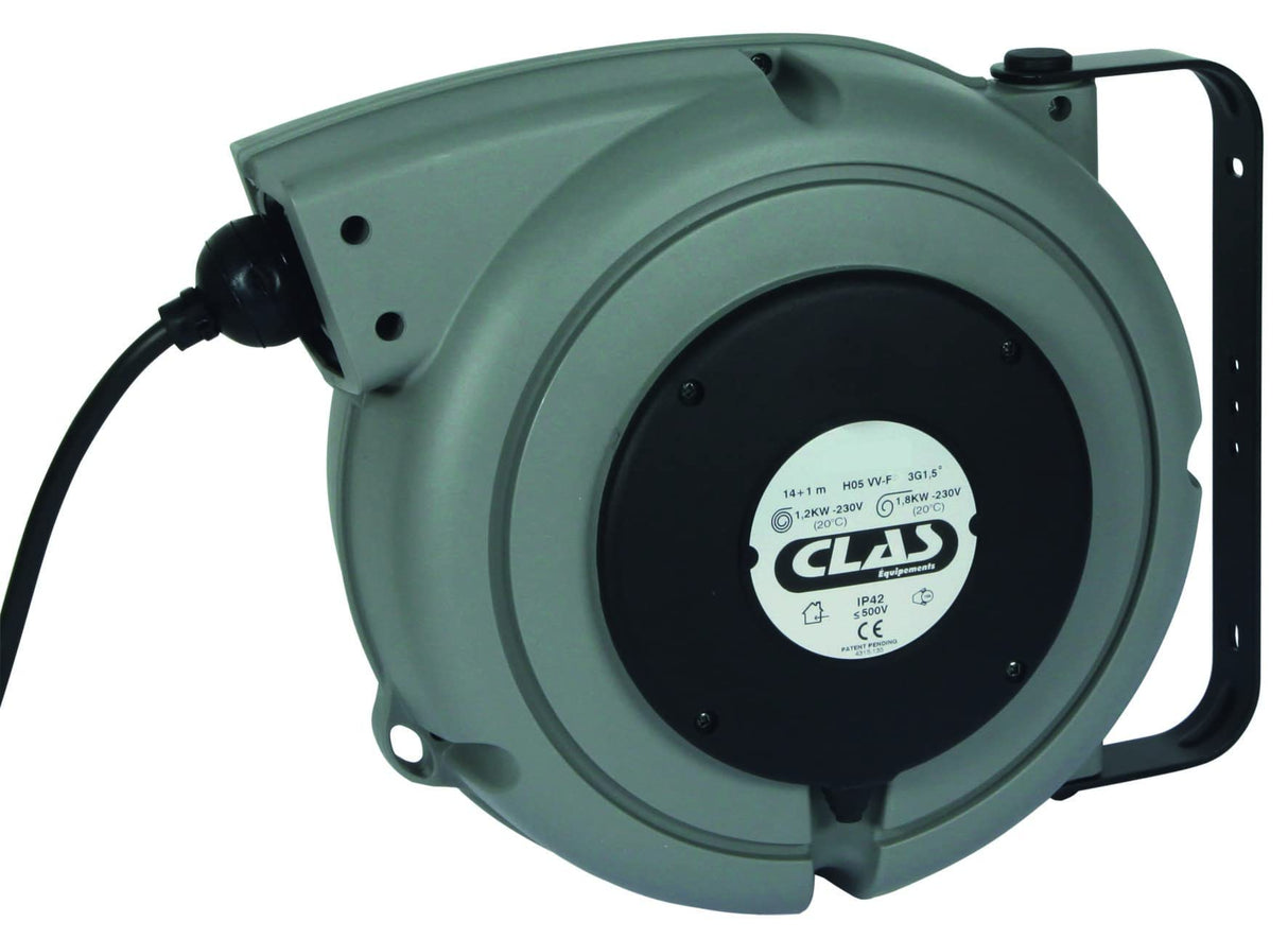 Bobinadora eléctrica industrial 25 m en 4 x 1,5 mm2 - OE 0405 - CLAS Equipements
