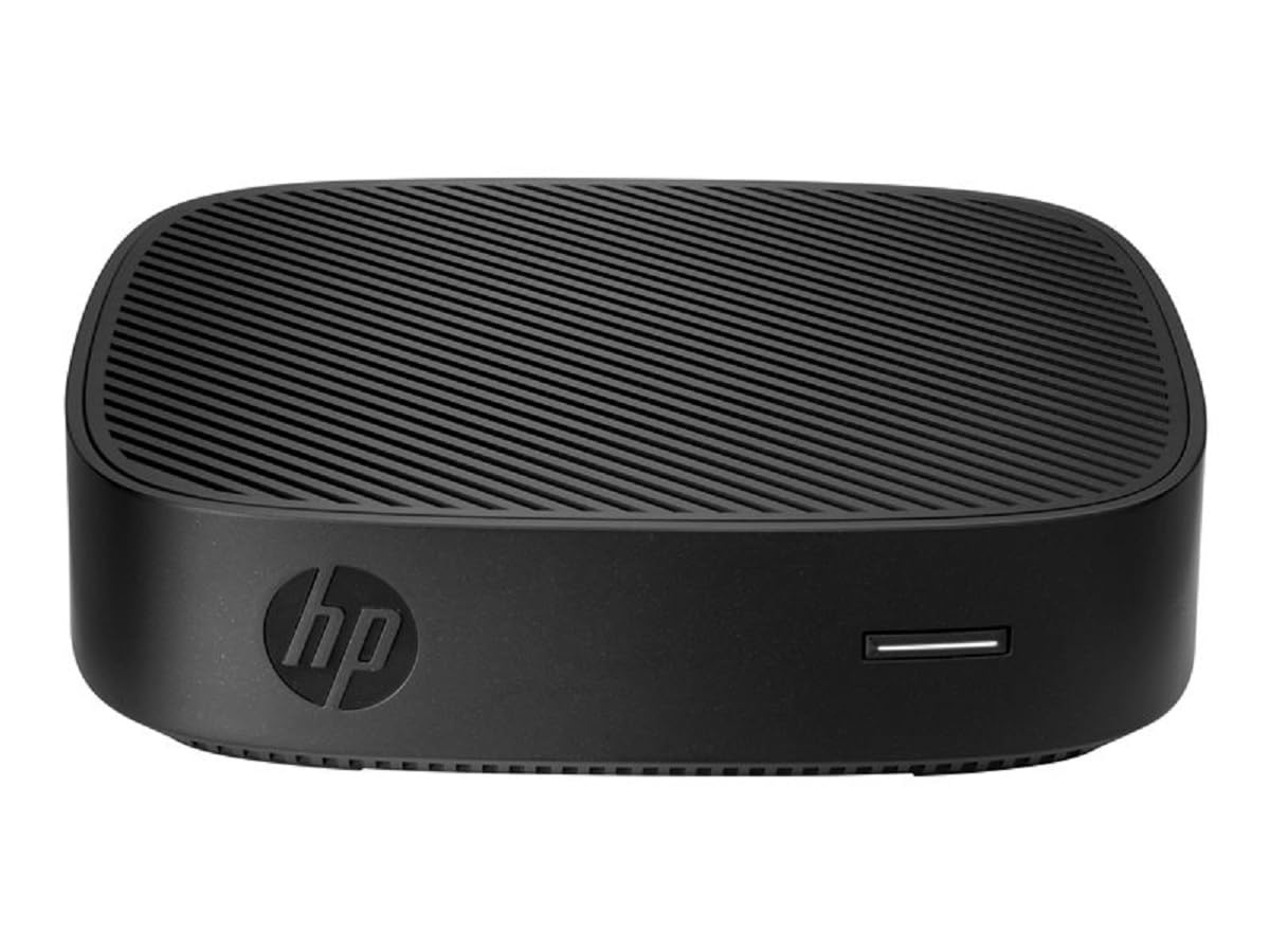HP t430 - Thin Client - DTS - 1 x Celeron N4020 / 1.1 GHz - RAM 4 GB - Flash - eMMC 32 GB - UHD Graphics 600-1GbE - WiFi: 802.11a/b/g/n/AC, Bluetooth 5.0 ThinPro - Negro
