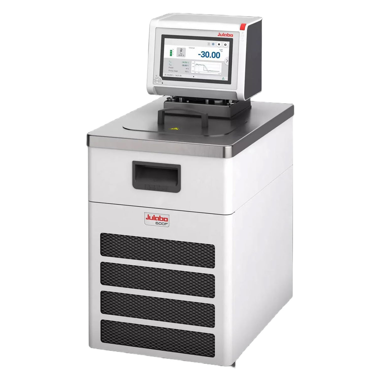 Julabo MAGIO MS-600F - Termostato de circulación en frío con presión extremadamente potente/bomba de succión y pantalla táctil intuitiva, 33 cm x 47 cm x 69 cm