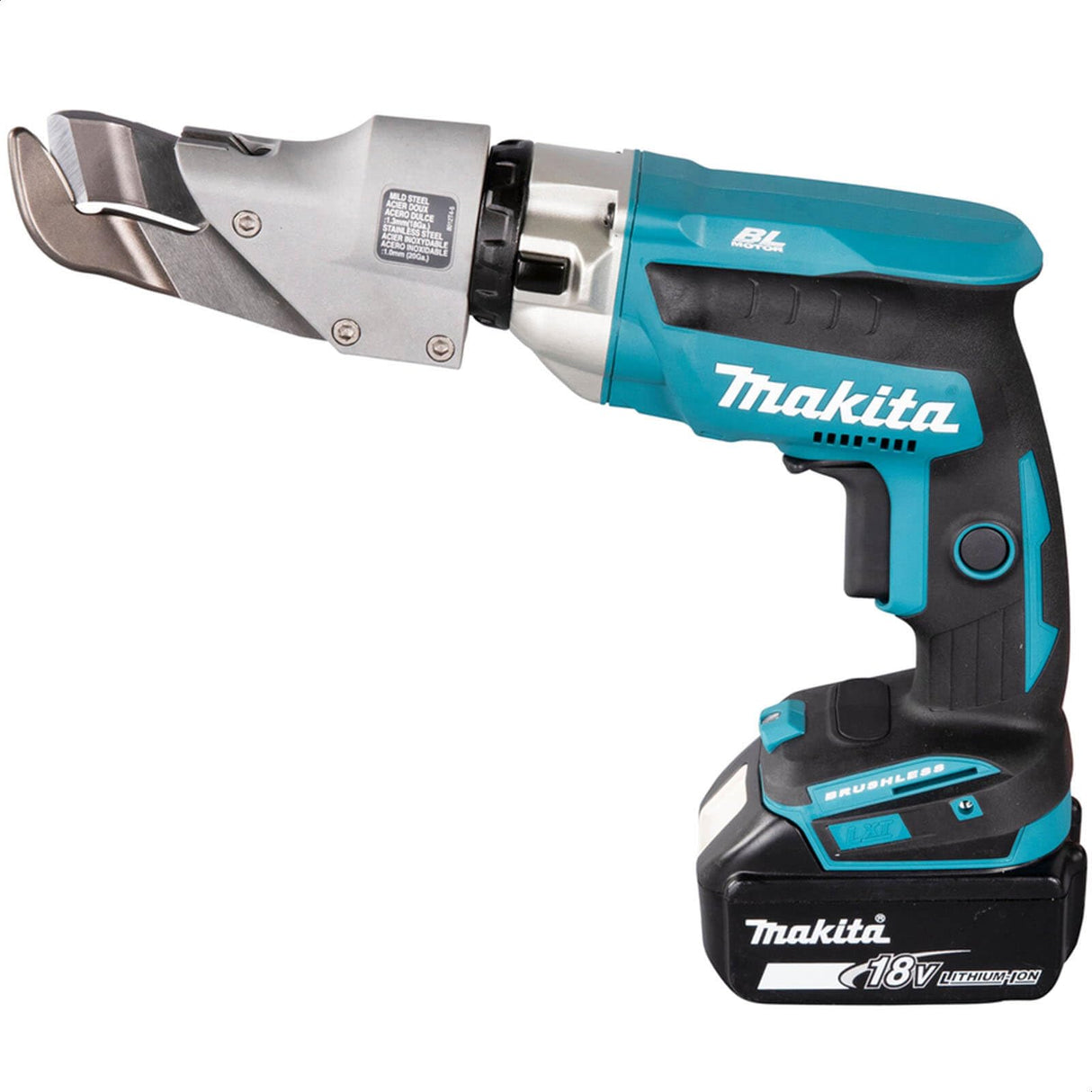 Cizalla 18V LXT 1,3mm Corte curvo marca Makita