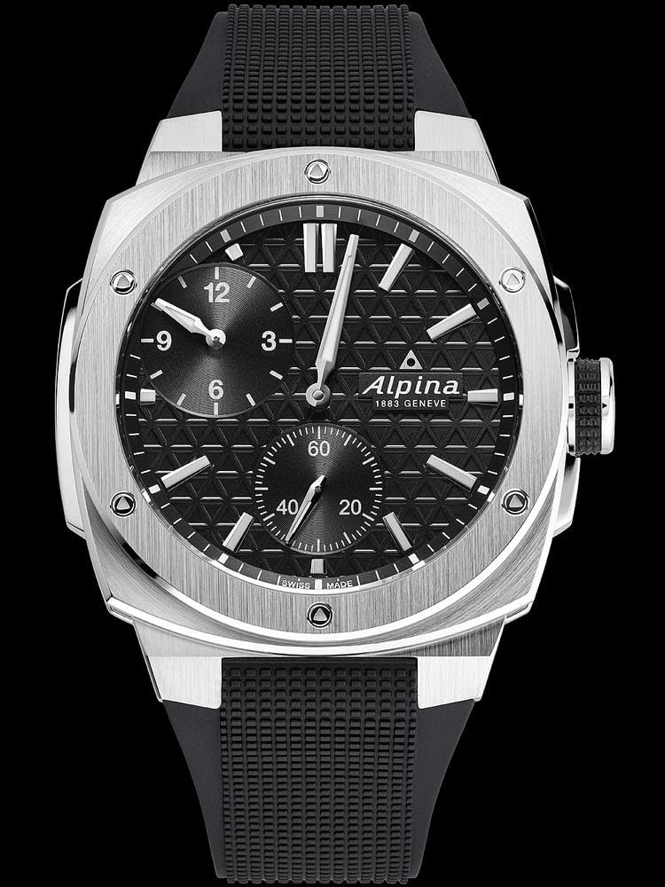 Alpina Reloj Analógico para Hombre de Cuarzo con Correa en Acero Inoxidable mid-39679