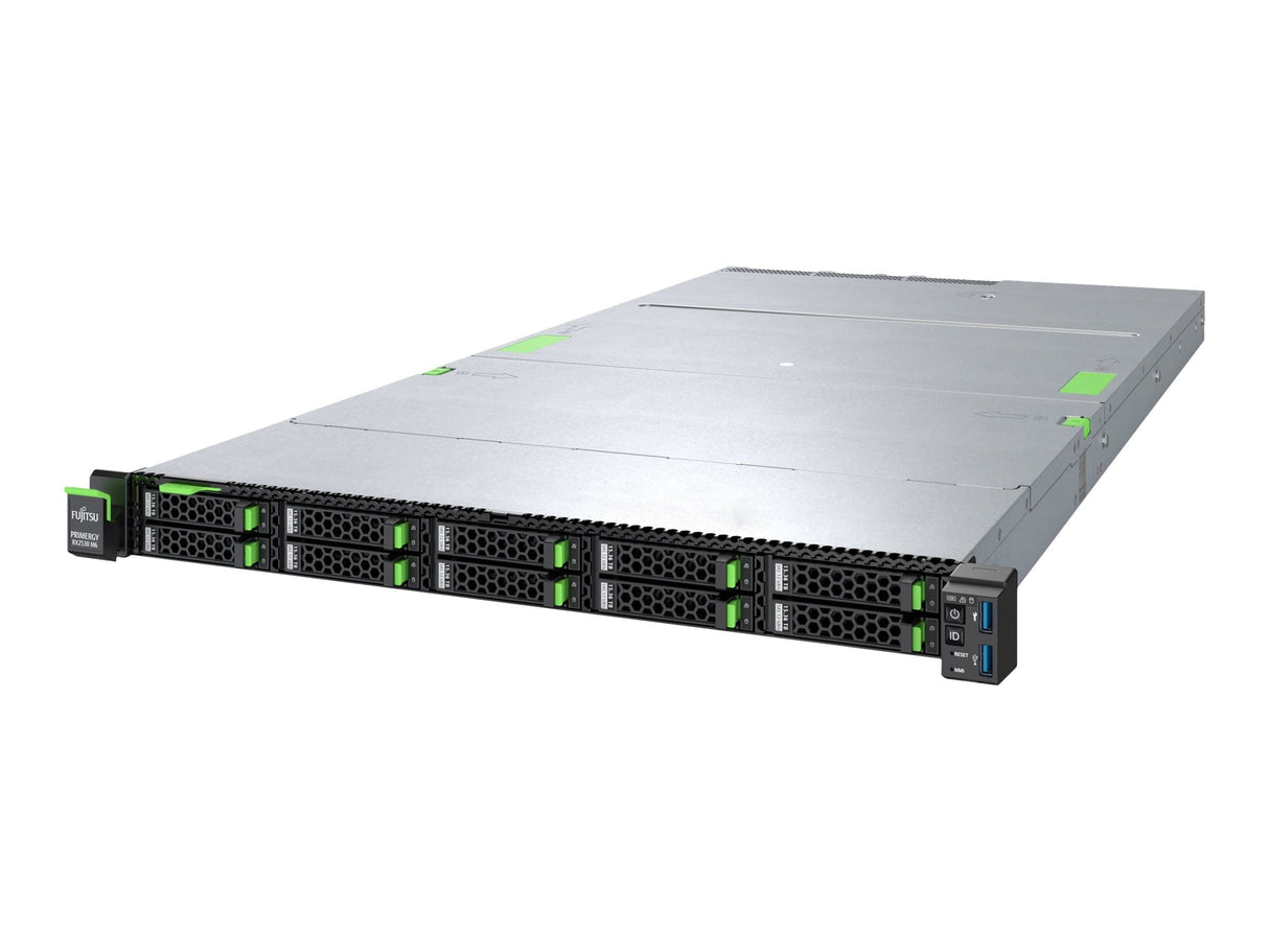 Fujitsu PRIMERGY RX2530 M6 - Servidor - Montaje en Rack - 1U - Doble - 1 x Xeon Silver 4309Y / 2.8GHz - RAM 16GB - SATA - Intercambio en Caliente de 8,9 cm (3,5")
