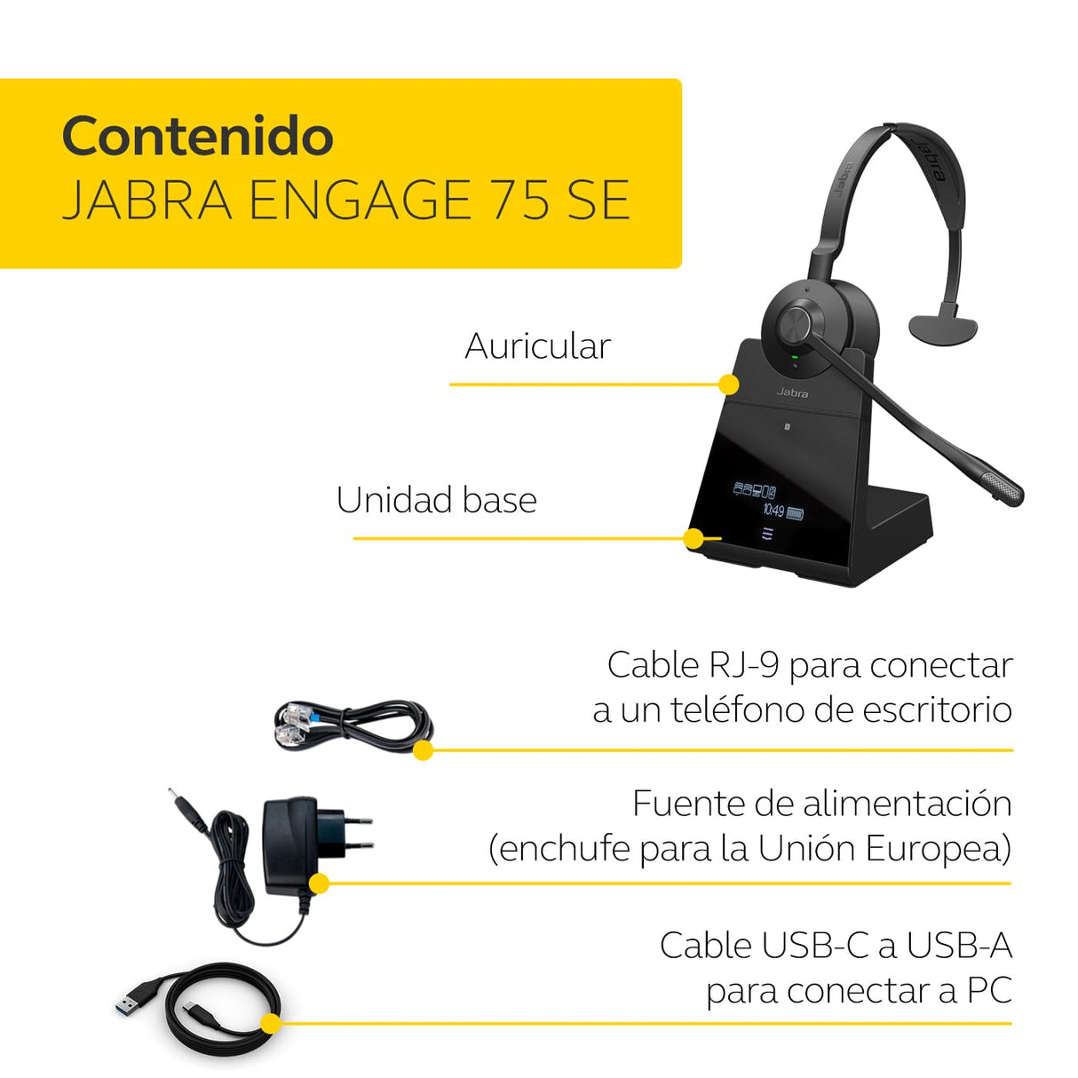 JABRA ENGAGE 75 SE MONO