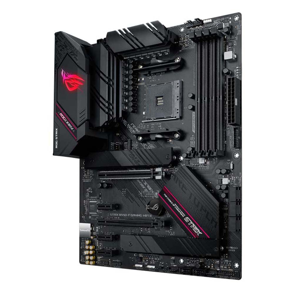 ASUS ROG Strix B550-F Gaming WiFi II, Placa Base Gaming AMD B550 (PCIe 4.0, VRM de 12+2 Fases, 2.5 GB Ethernet, WiFi 6E, 2X M.2, SATA 6 Gbps, USB 3.2 Gen. 2, Aura Sync RGB), ATX