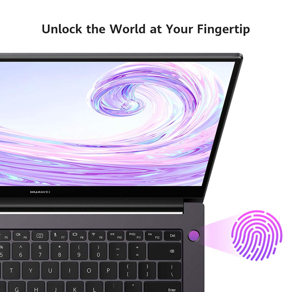 HUAWEI MateBook D 14 - 14 Inch Laptop with FullView 1080P FHD Ultrabook PC (AMD Ryzen 5, 8 GB RAM, 256 GB SSD, Windows 10 Home, Multi-Screen Collaboration), Amazon Exclusive, Space Grey