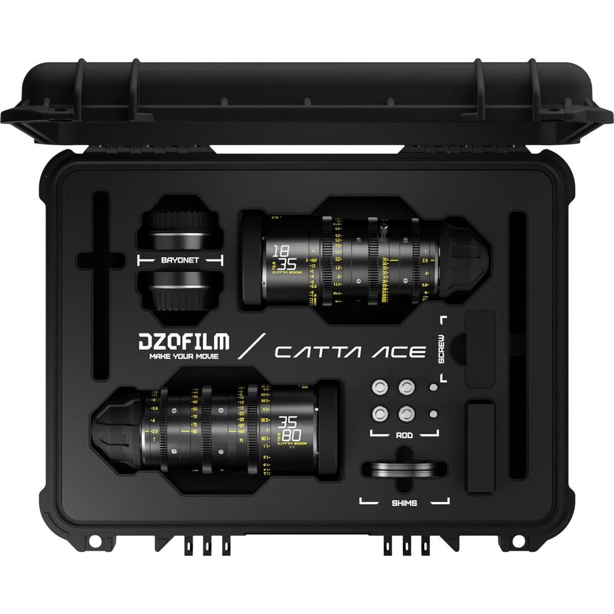 DZOFILM Cine Lens Catta Zoom 2-Lens Kit (18-35/35-80 T2.9) Negro