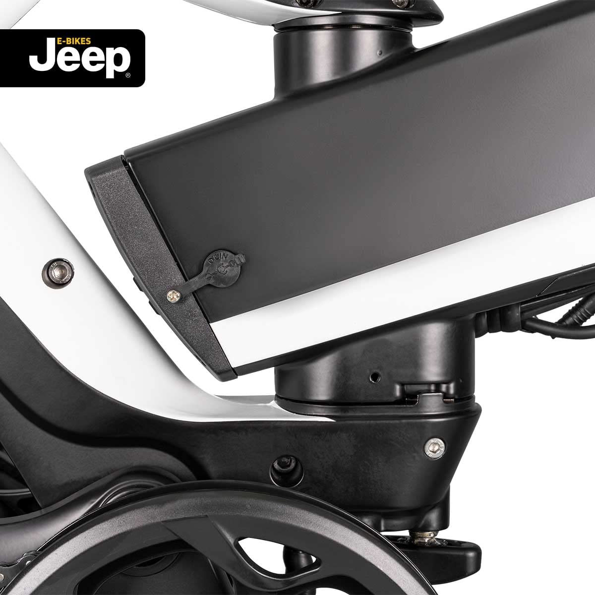 Jeep FFR 7050 Bicicleta eléctrica, Unisex Adulto, Negro, 20 Inches