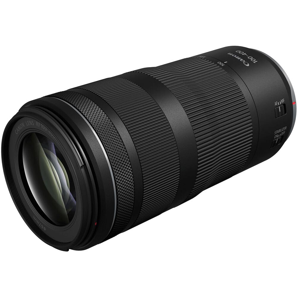 Canon Objetivo RF 100-400mm F5.6-8 IS USM - Lente Teleobjetivo Estabilizador Óptico de 5,5 Pasos para Deporte y Naturaleza | Compatible Sistema EOS R