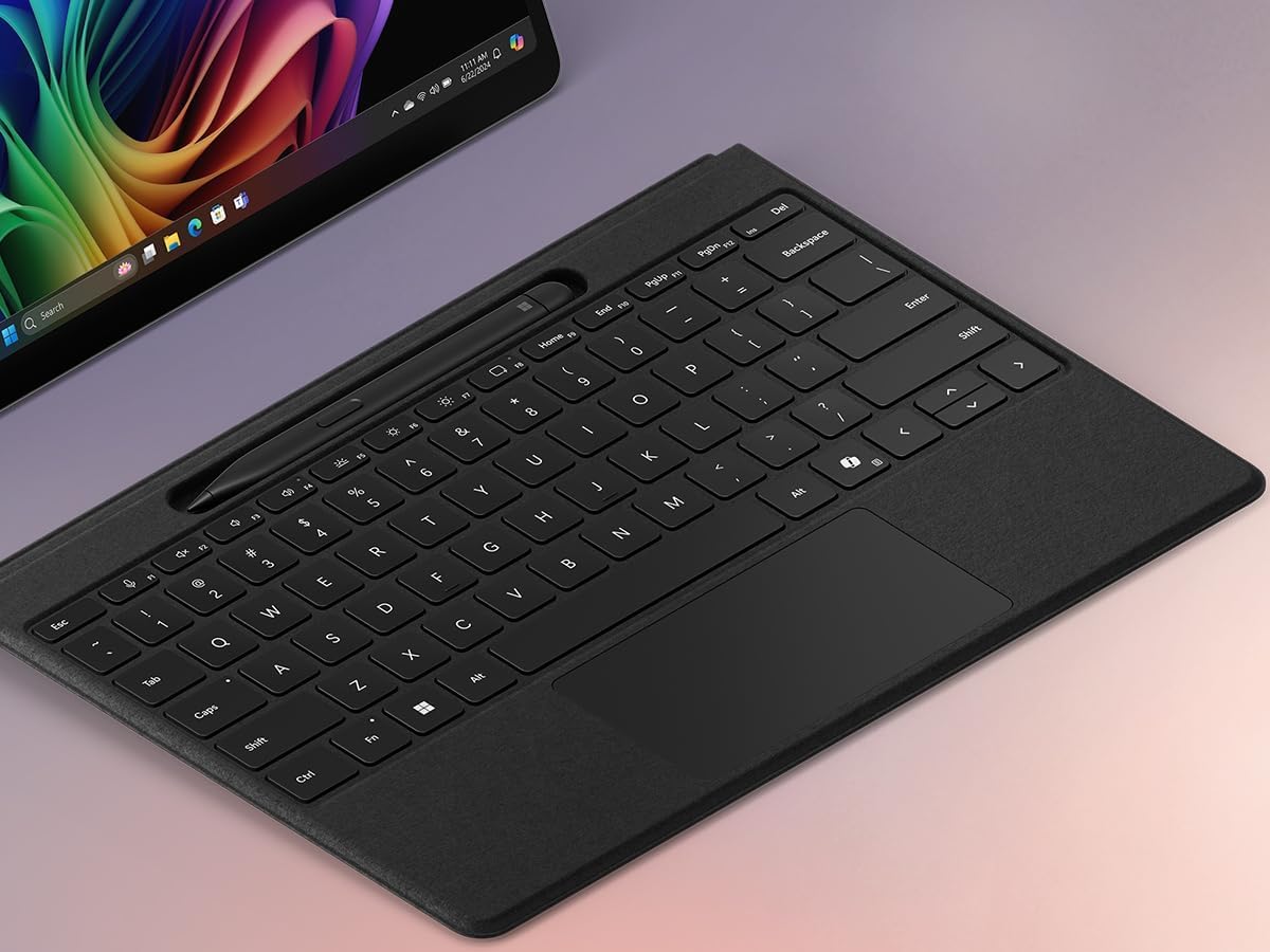 Microsoft Surface Pro (no Incluye el Cargador) | Copilot+ PC | Pantalla táctil OLED 13” | Snapdragon® X Elite | 16GB RAM | 1TB SSD | Último Modelo, 11a edición | Negro