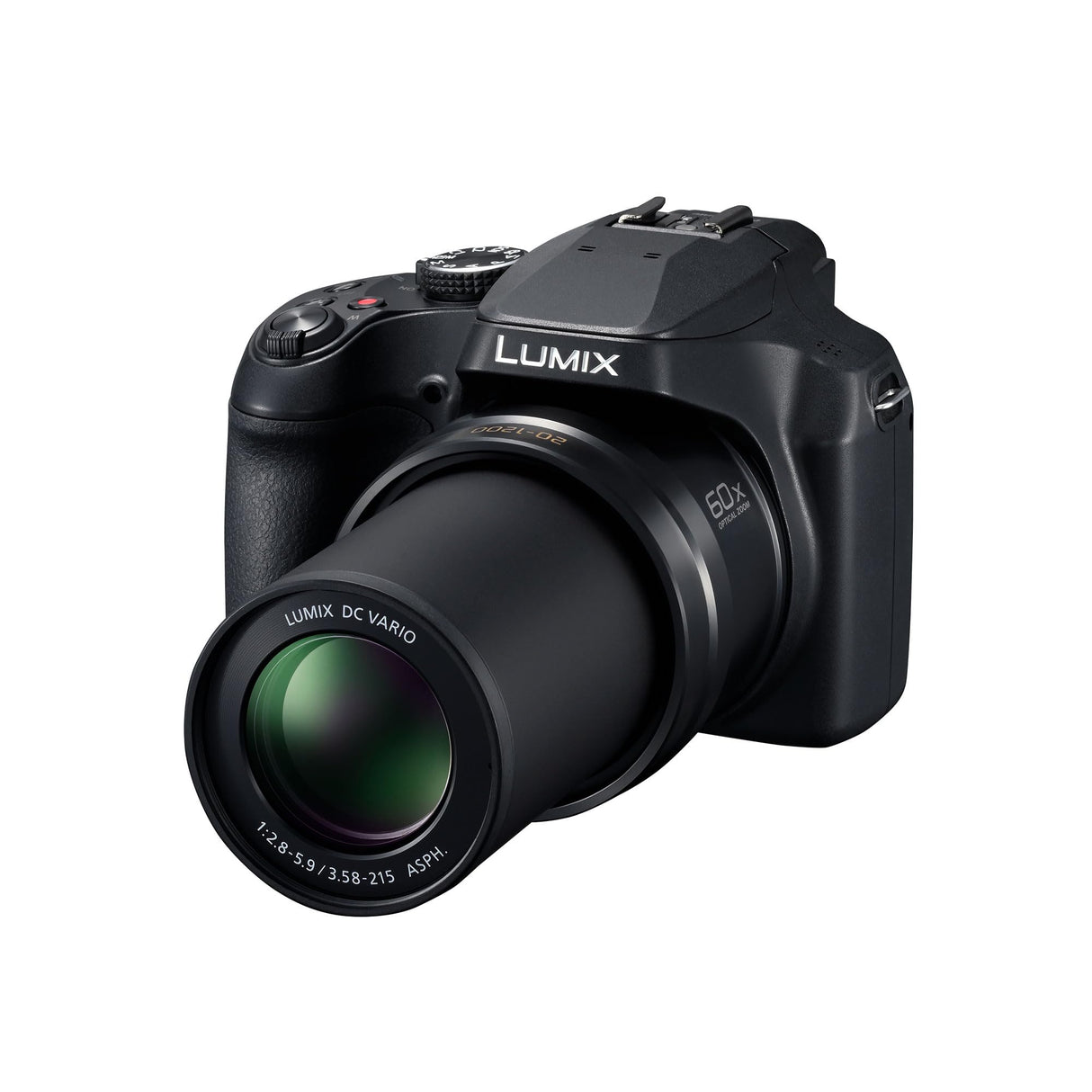 Panasonic Lumix DC-FZ82DE-K Cámara Bridge con Lente 20-1200 mm F2.8-5.9, 18,1 MP, Video y Fotografía 4K, Visor Live View OLED, Pantalla Táctil LCD, USB-C, Color Negro
