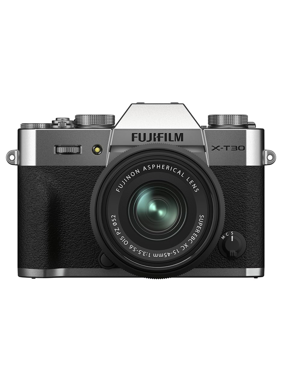 Fujifilm X-T30 II, FUJINON XC15-45mmF3.5-5.6 OIS PZ Kit Color Plata