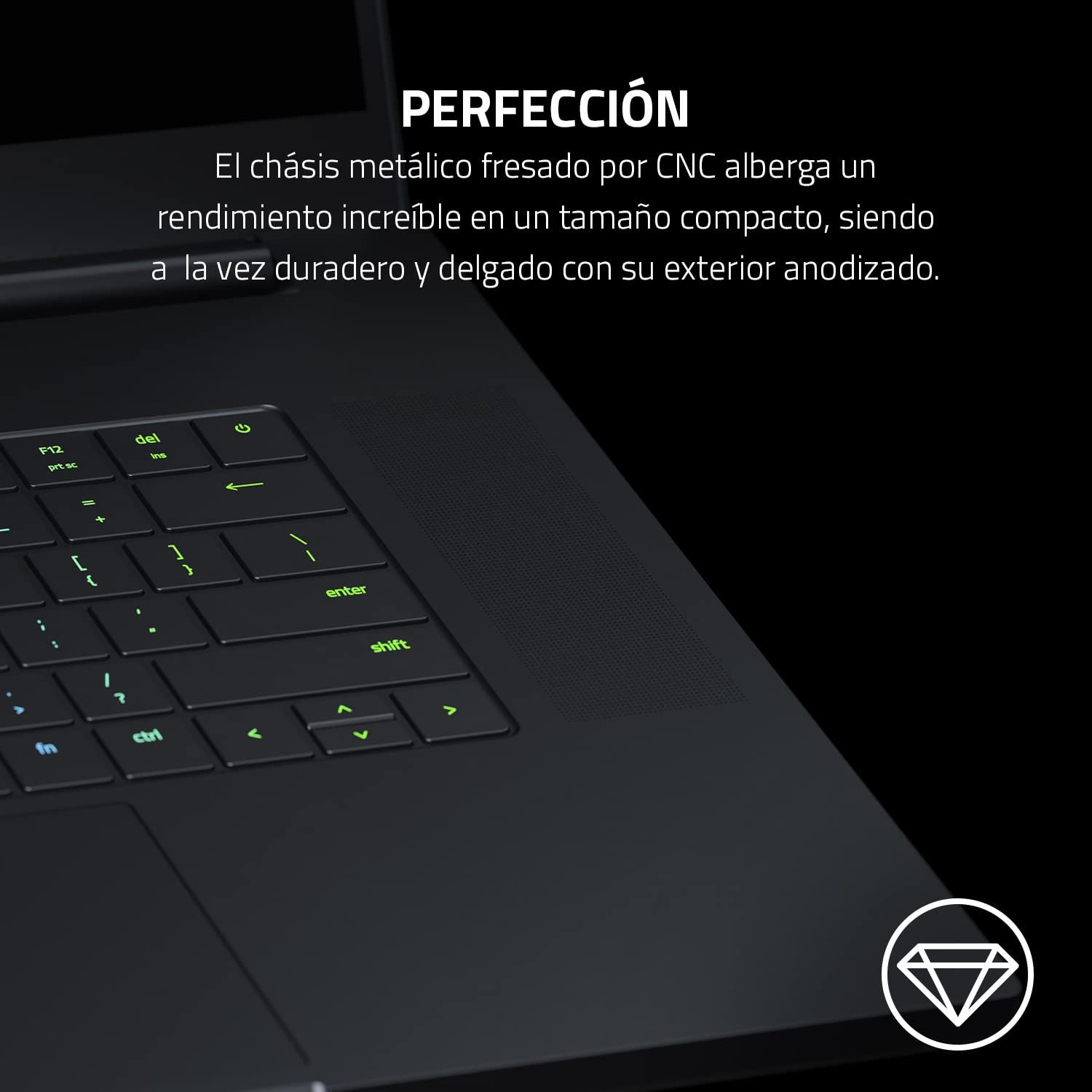 Razer Blade 15 - PC Portatil-Gaming | Nvidia RTX 3060 6GB | Intel i7-12800H | 15,6" 240Hz 2,5ms QHD-Pantalla | 16GB RAM DDR5 4800 MHz | 1 TB PCIE 4.0 | QWERTY Teclado-Español | Negro