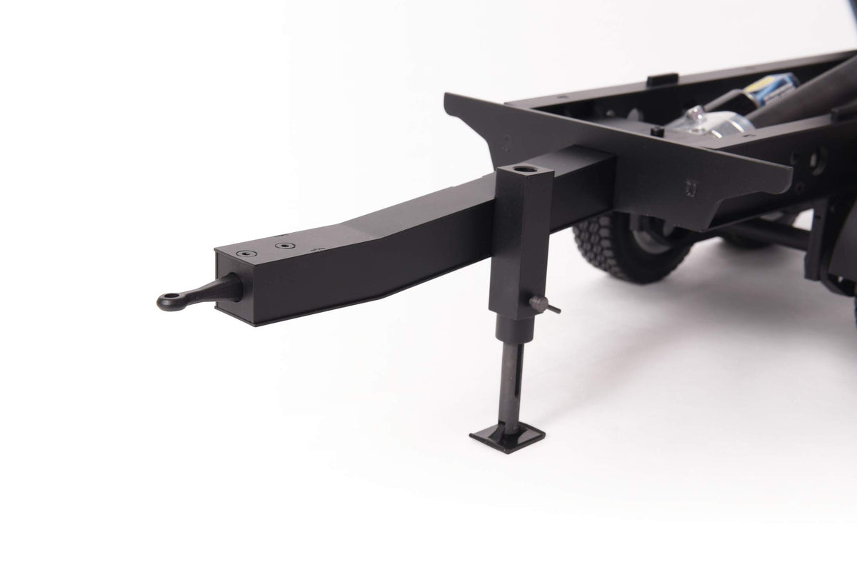 Carson Carson-500907425 Modellsport 500907425 Remolque de 2 Ejes con Centro de inclinación Montaje de Modelo de camión RC Compatible con Tamiya, Accesorios a Escala 1:14, Multicolor
