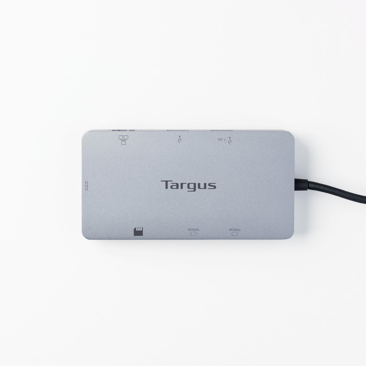 Targus Docking Station USB-C Dual HDMI 4K con Fuente de alimentación Pass-Thru de 100W, hub multipuerto Compatible con 2 monitores 4K UHD, estación Base – Gris, DOCK423EU
