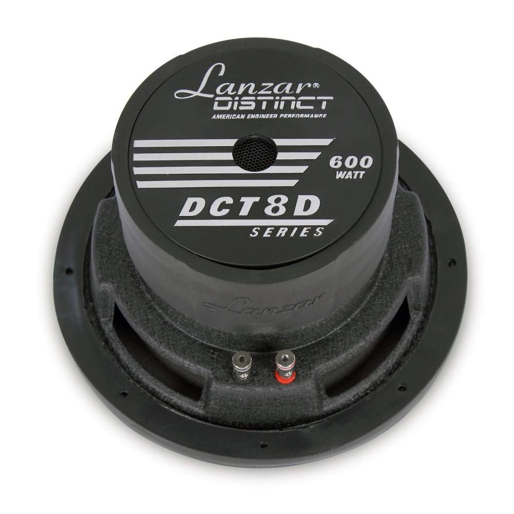 Lanzar dct8d Distinct G Series 800 W (4 ohmios Aluminio Fundido Cesta Subwoofer