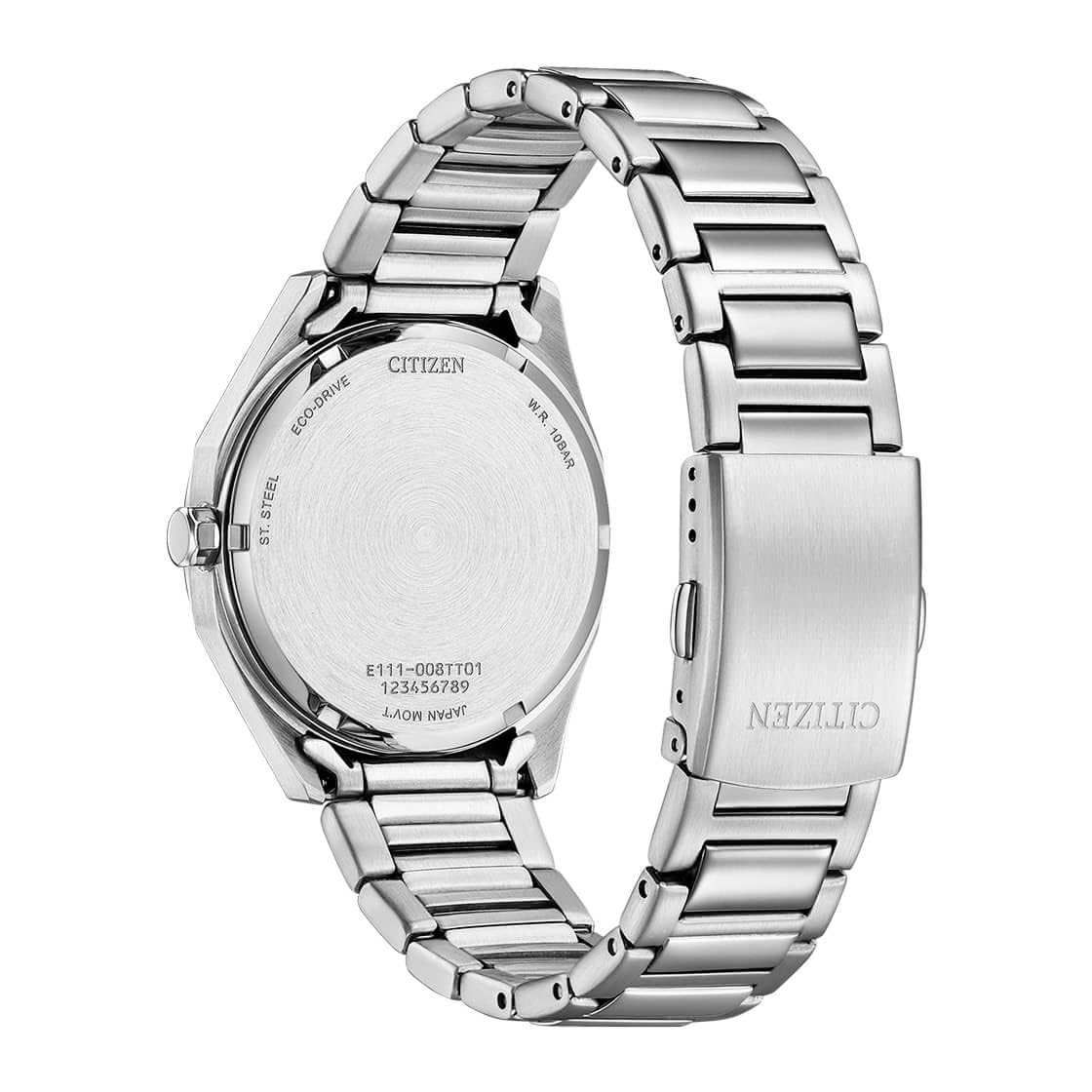 Citizen Reloj Analógico para Hombres de Eco-Drive con Correa en Acero Inoxidable BM7620-83A