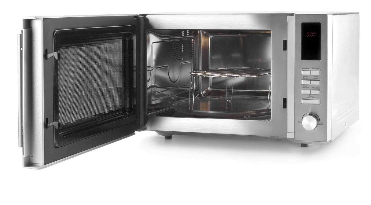 LACOR 69324 - Horno microondas con Plato Giratorio + Grill, 25 L, 900 W