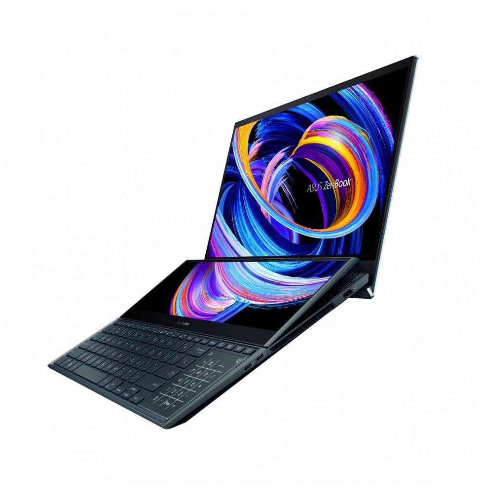 ASUS ZenBook Pro Duo 15 OLED UX582ZW-H2035W -Ultra HD (Intel Core i7-12700H, 16GB RAM, 1TB SSD, RTX 3070 Ti 8GB, Windows 11 Home) Azul Celestial