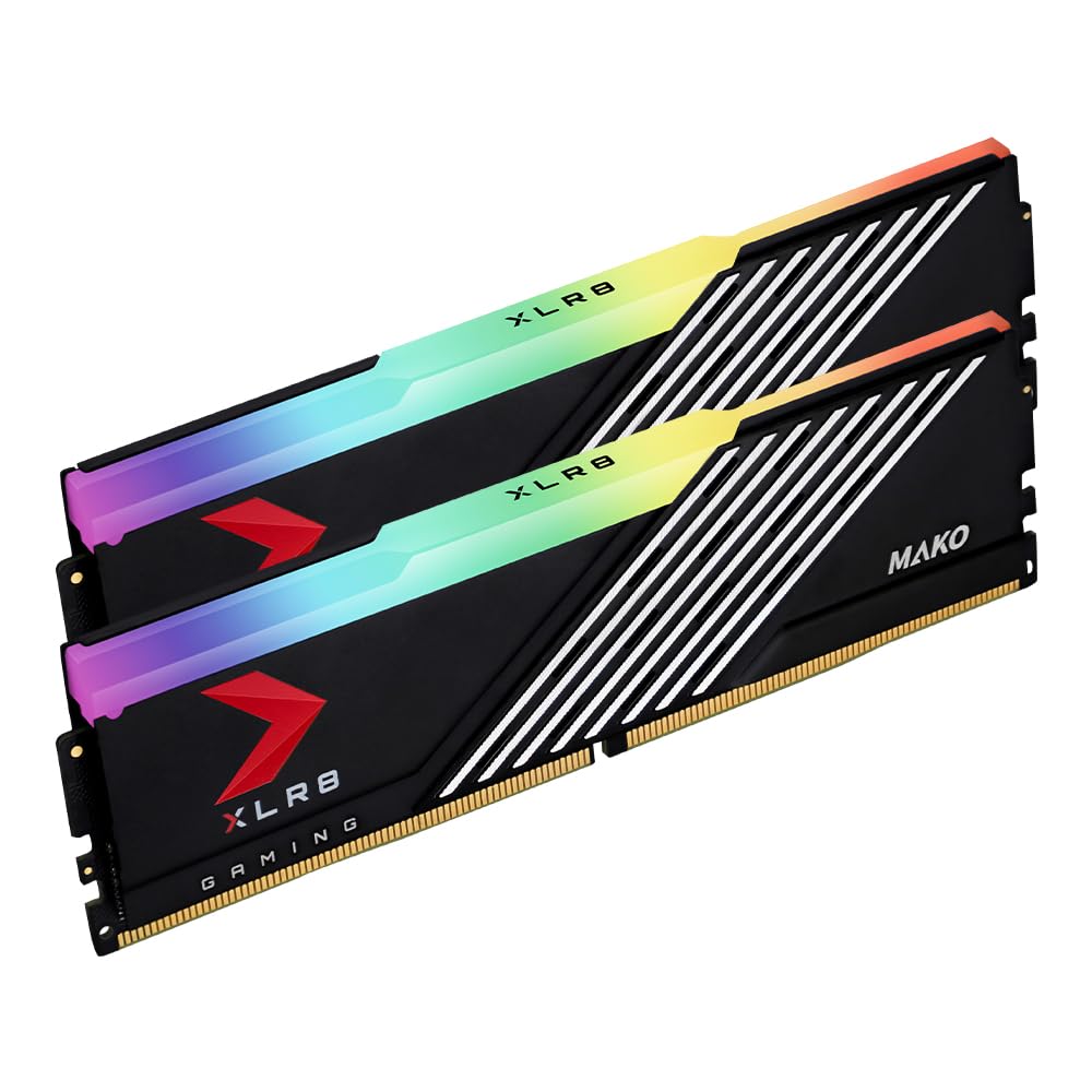 PNY Kit RAM XLR8 Gaming Epic-X RGB™ 32GB (2x16GB) DDR5 6000MHz (PC5-48000) CL40 1.3V (MD32GK2D5600040MXRGB)