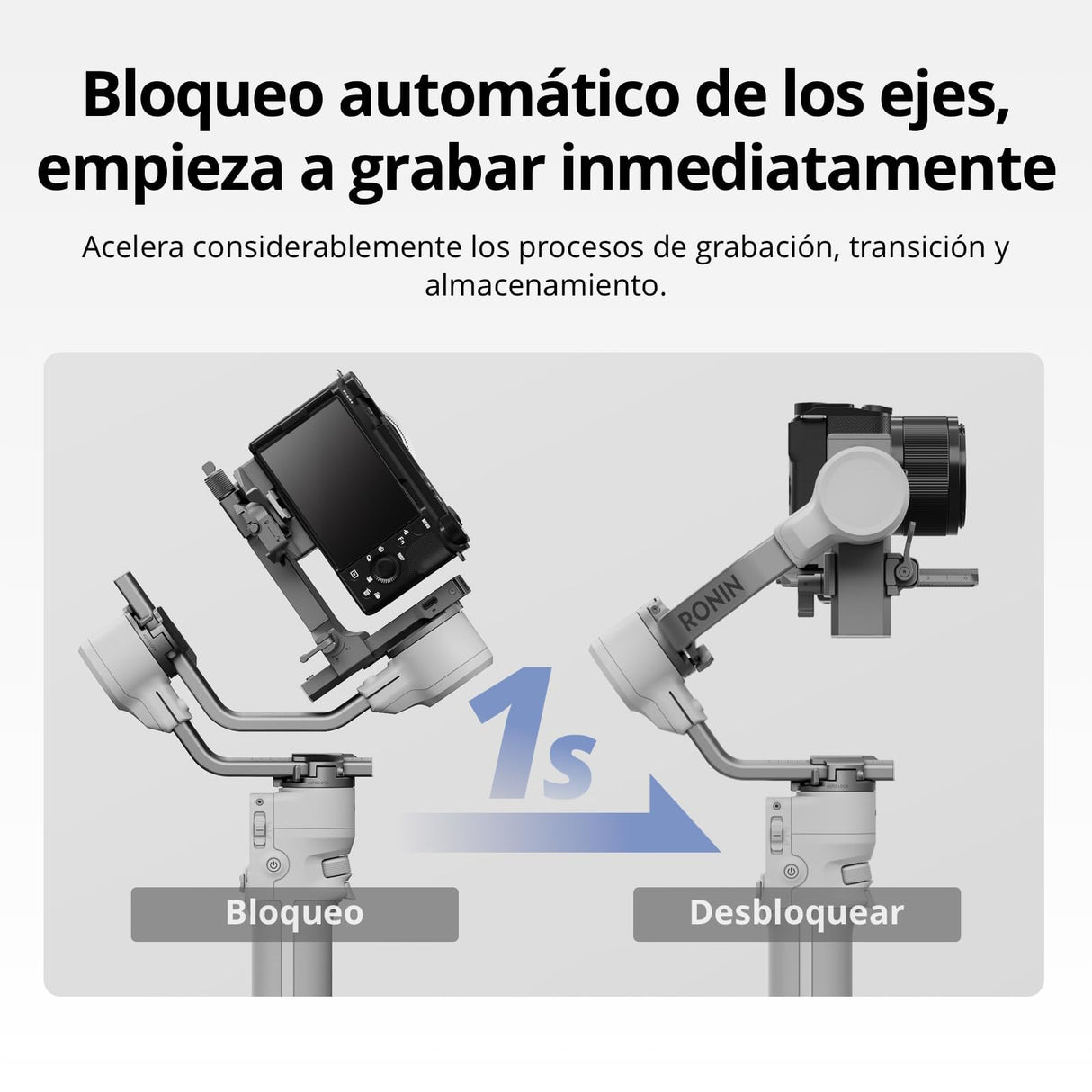 DJI RS 4 Mini Combo, Estabilizador para cámaras Canon/Sony/Panasonic/Nikon/Fujifilm, Bloqueos de Ejes automáticos, Carga útil de 2 kg, Estabilizador de cámara, Empuñadura Maleta
