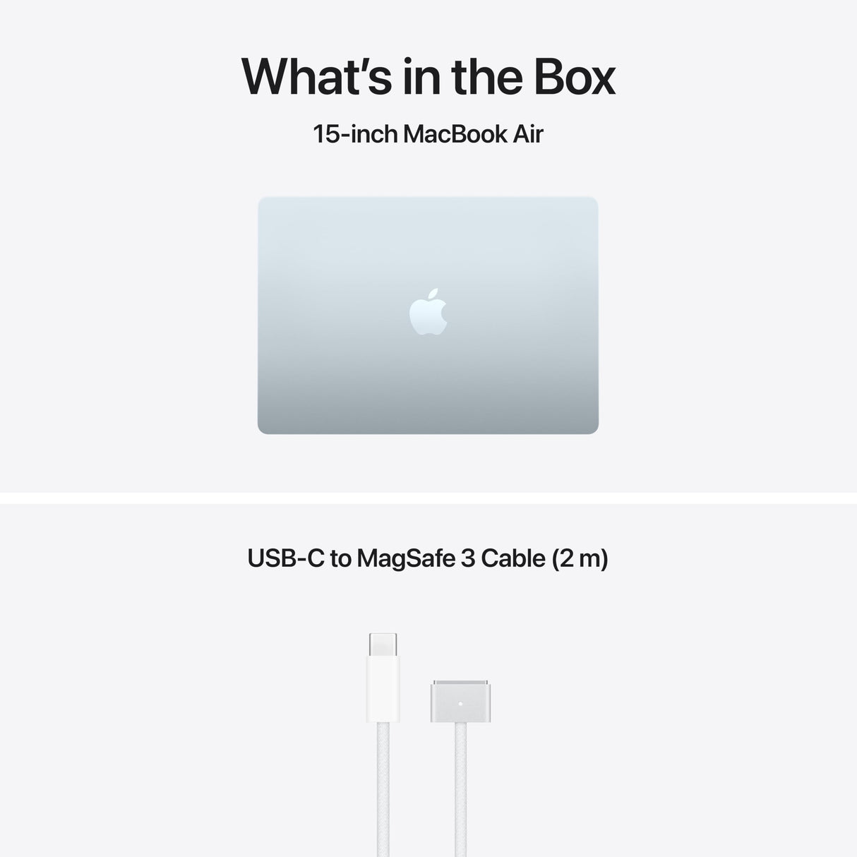 Apple MacBook Air de 15,3 Pulgadas con Chip M5: Pantalla Liquid Retina, CPU de 10 núcleos, GPU de 10 núcleos, 16 GB de Memoria unificada, 512GB de SSD, Wi-Fi 7,Teclado portugués; Azul Cielo