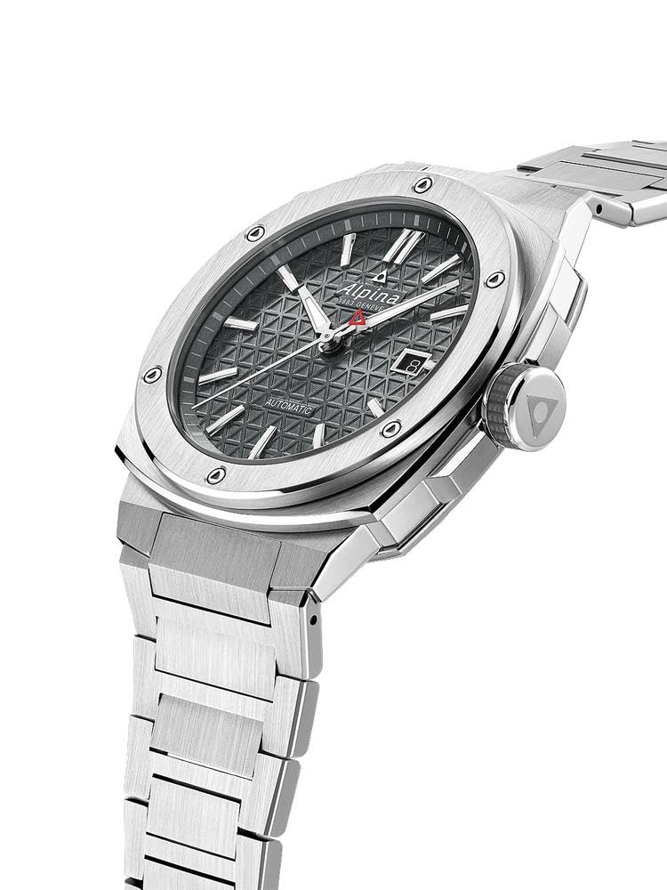 Alpina Reloj Analógico para Hombre de Cuarzo con Correa en Acero Inoxidable mid-39660