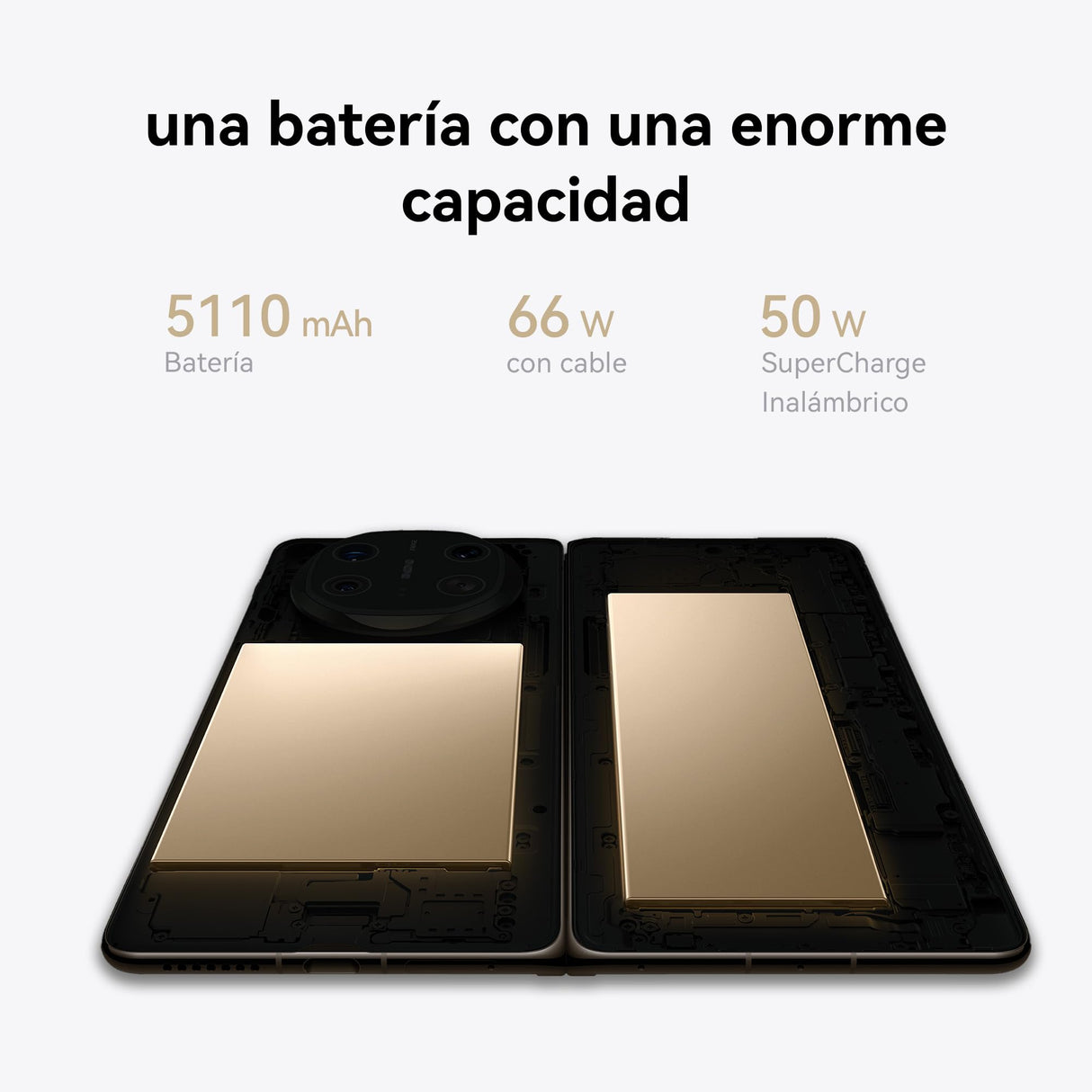 HUAWEI Mate X6, 12+512G, Smartphone Plegable Compacta, Ultradelgado y Resistent, Cámara Ultra Chroma, Cristal Kunlun de 2.ª Generación, Pantalla X-True, 5110 mAh, Negro