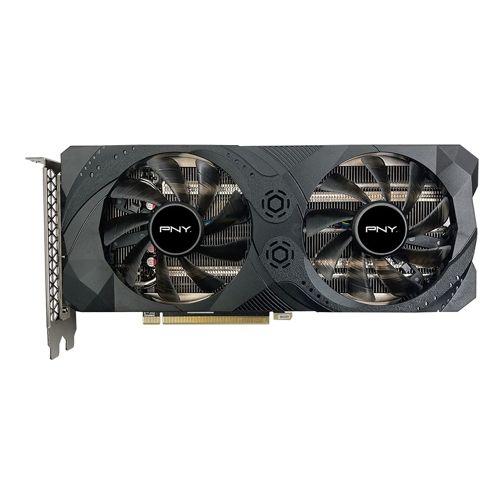 PNY Tarjeta gráfica GeForce RTX™ 3060 Ti 8GB Uprising Dual Fan LHR