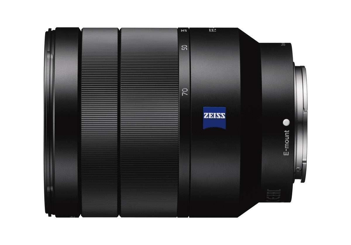 Sony SEL2470Z Vario-Tessar T* - Objetivo con montura E para Sony/Minolt, distancia focal FE 24-70 mm, apertura F4 ZA OSS, estabilizador digital, negro