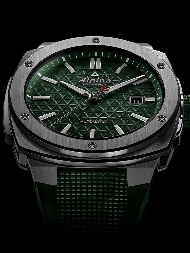 Alpina Reloj Analógico para Hombre de Cuarzo con Correa en Acero Inoxidable mid-39682