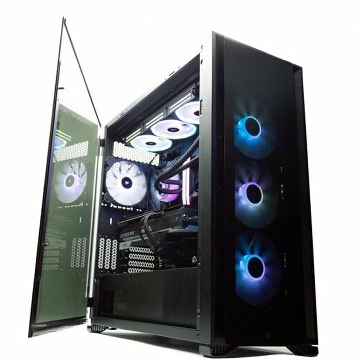 PcCom PC de Sobremesa iCUE NVIDIA GeForce RTX 4080 Intel Core i7-13700KF 32 GB RAM 2 TB SSD