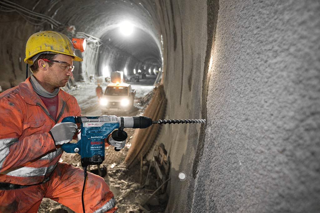 Bosch Professional GBH 5-40 DCE - Martillo perforador (8,8 J, Ø máx. hormigón 40 mm, SDS max, Vibration control, en maletín)