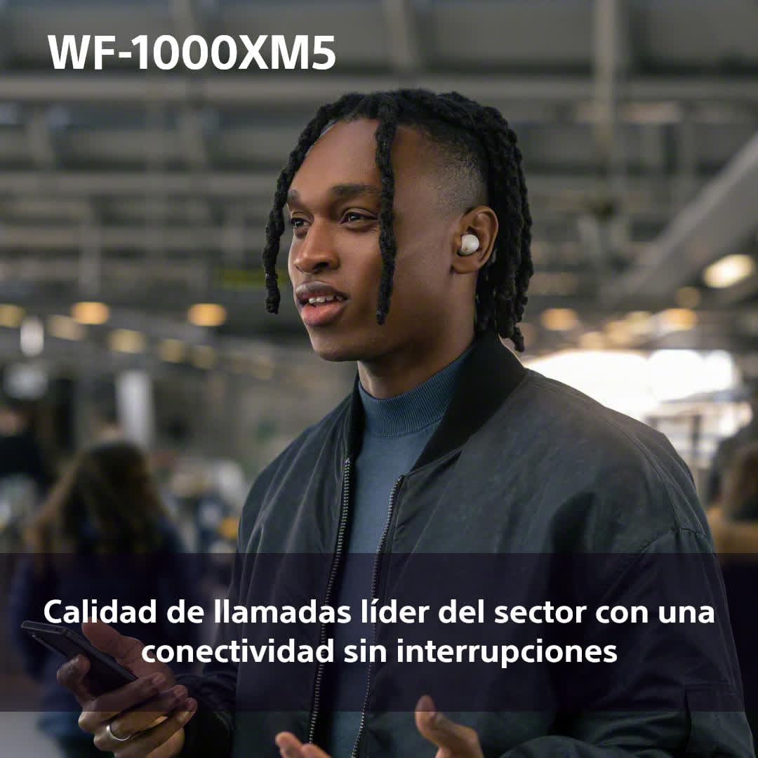 Sony WF-1000XM5 Auriculares In-Ear Inalámbricos, Noise Cancelling, Bluetooth, Micrófono, hasta 24 Horas de Batería, Carga Rápida, IPX4, Alexa y Google Assistant, iOS y Android, Rosa Palo